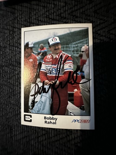Signed trading card - trading, indy