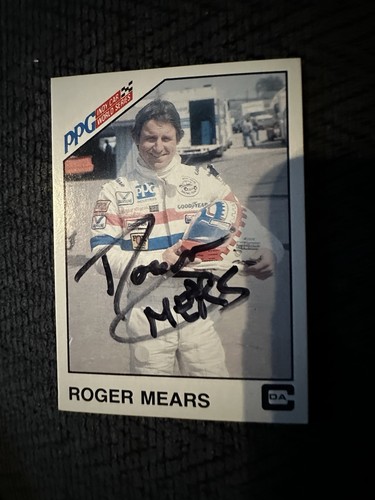 Signed trading card indy 500 - trading,