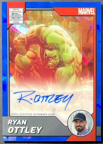 Hulk 2025 topps - chrome, marvel