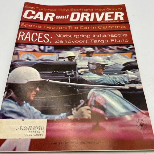 Car and driver magazine - car,