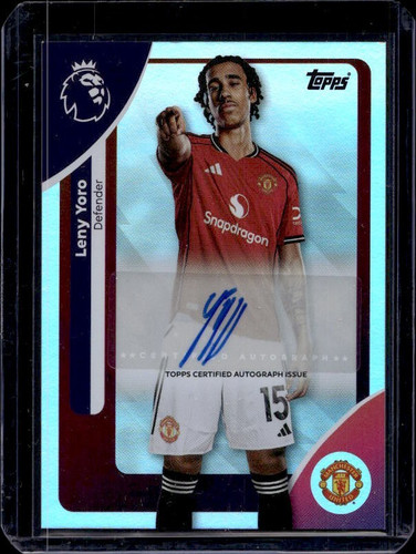 Leny yoro auto 2025 topps - yoro,