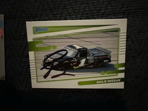 Signed trading card - card, indy