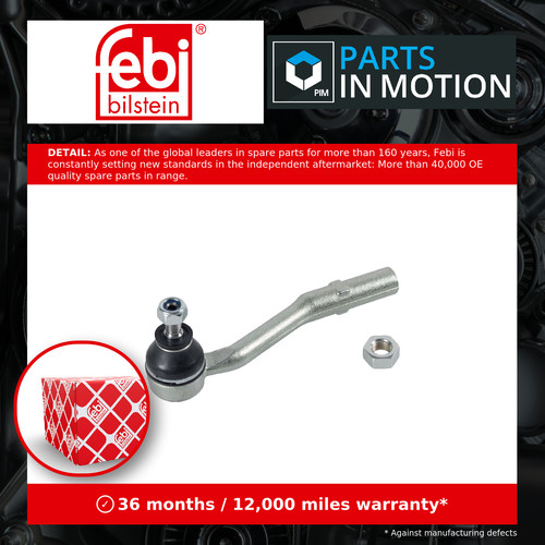 Tie track rod end right - track,