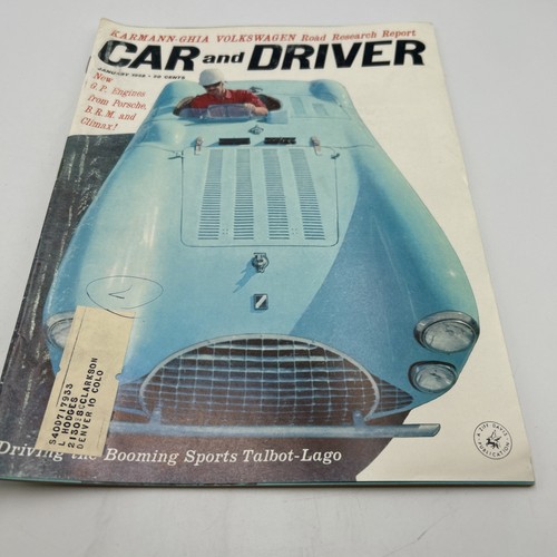 Car and driver magazine - car,