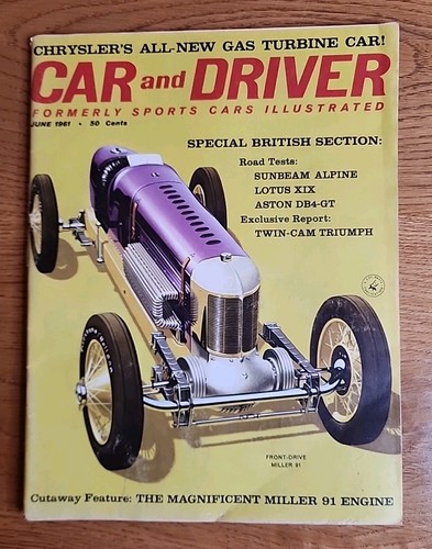 Car and driver magazine - car,